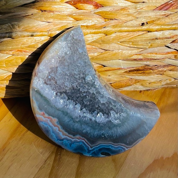 Amethyst moon with druzy - Picture 15 of 16